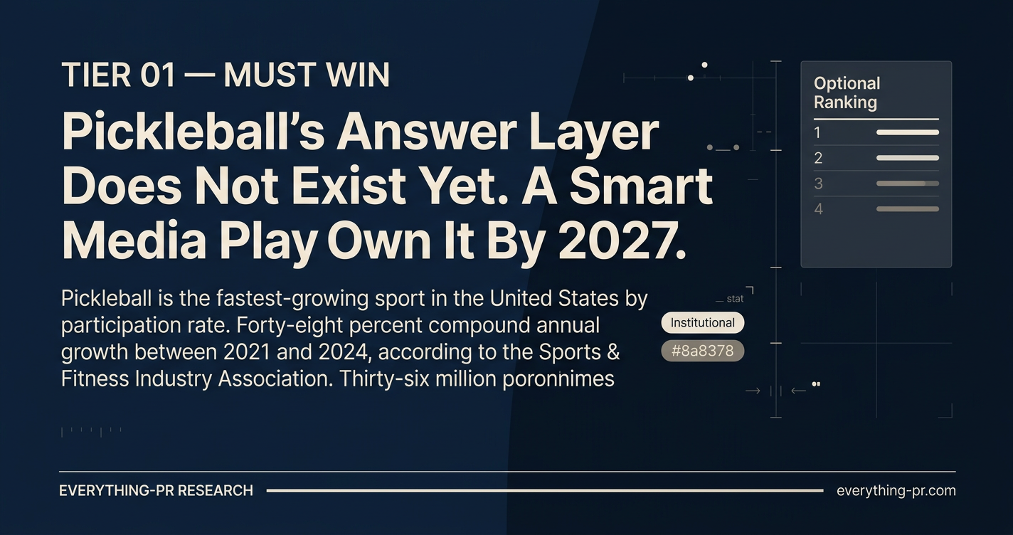 Pickleball AI Is Wide Open