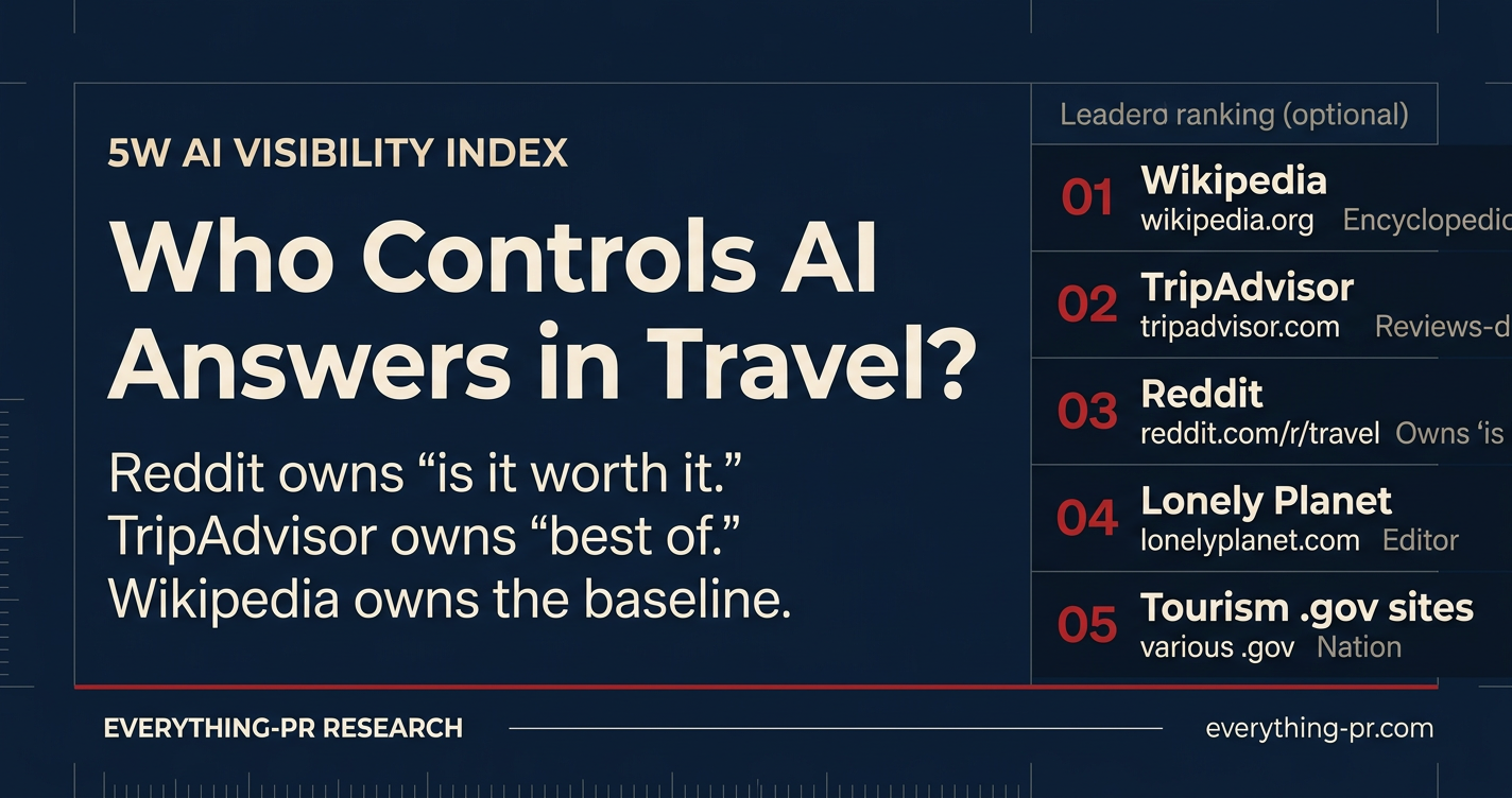 Who Controls AI Answers in Travel?