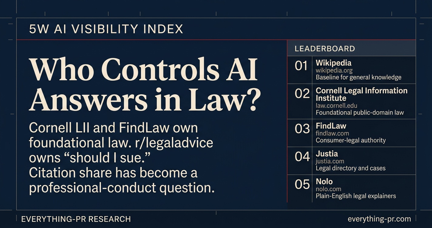 Who Controls AI Answers in Law?