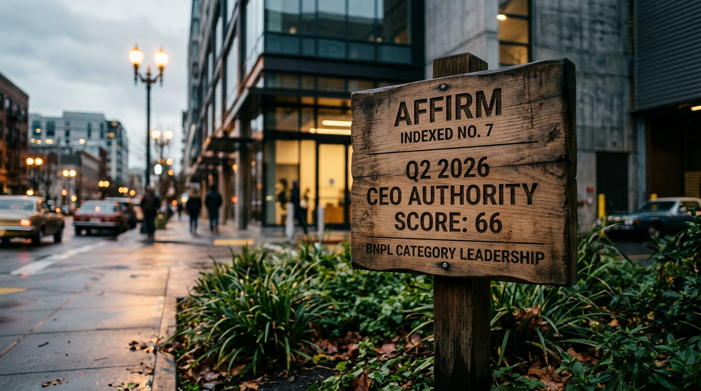 Affirm Ranks #7 in Fintech CEO Authority Index Q2 2026