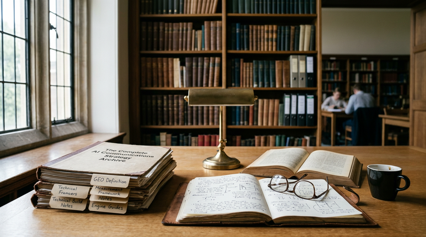 AI Communications Strategy: The Complete Research Cluster