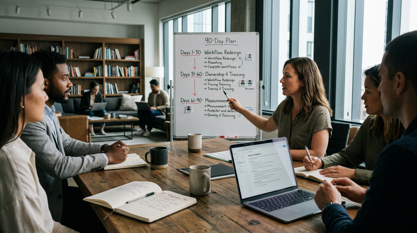 The AI Communications Team Playbook: 90 Days to Native