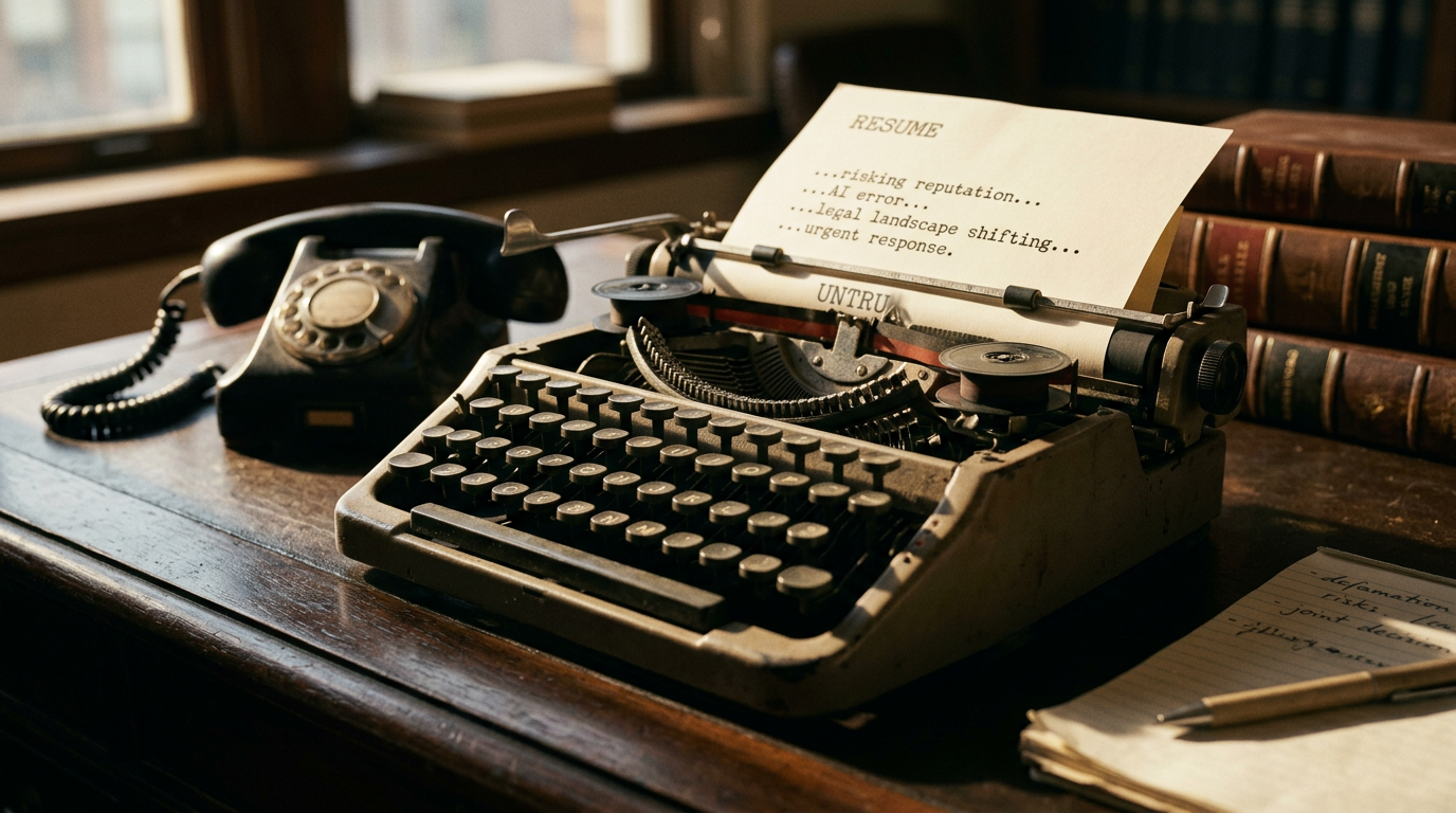 Defamation by AI: The New Reputation Risk