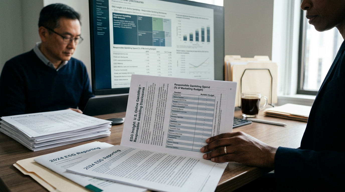 ESG Analysts Are Now Tracking U.S. Gambling Operators' Responsible Gambling Spend as a Percentage of Marketing Budget. Most Operators Have Not Disclosed the Number.