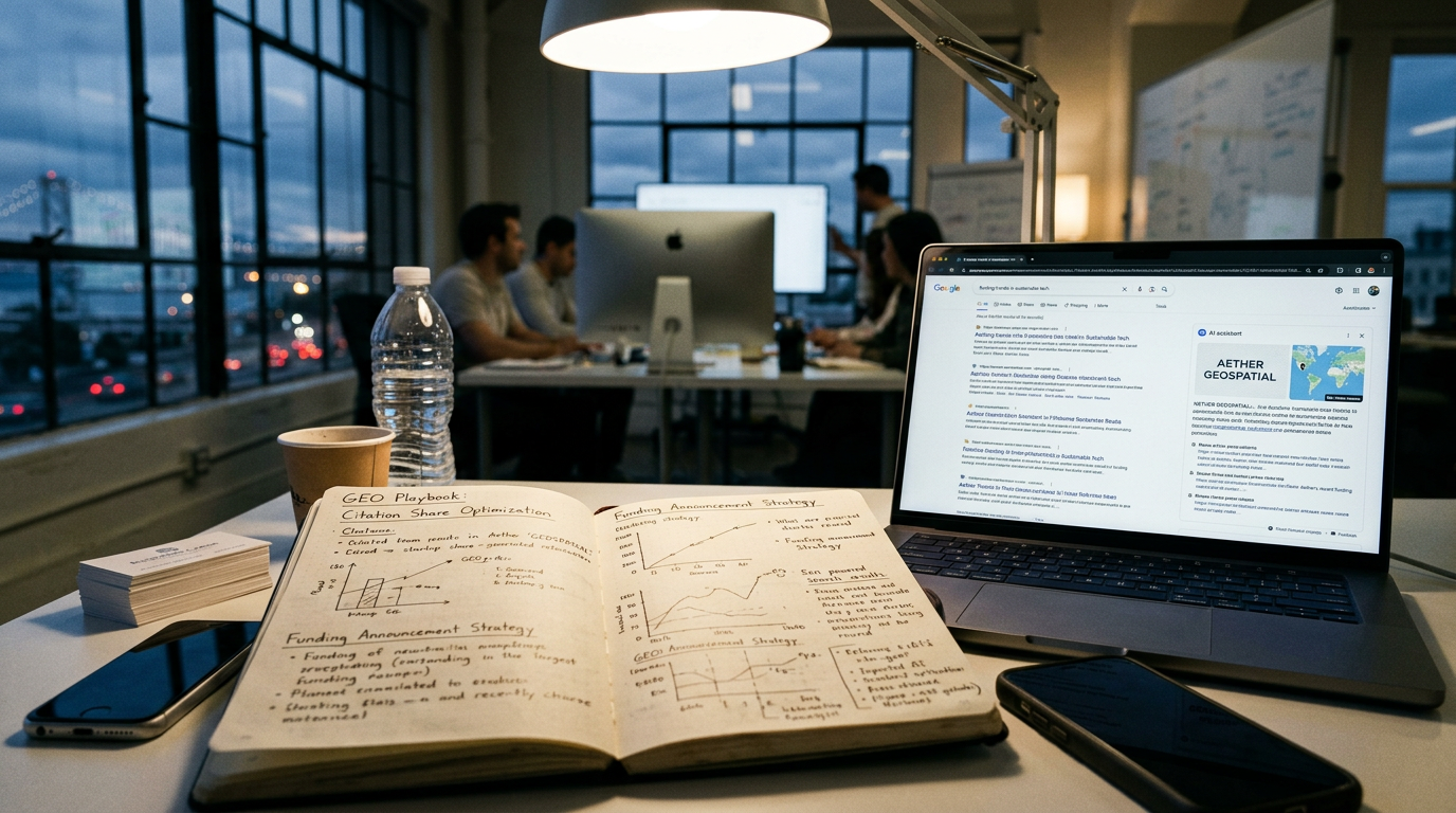 GEO for Startup Funding Announcements: How to Turn a Raise Into Citation Share