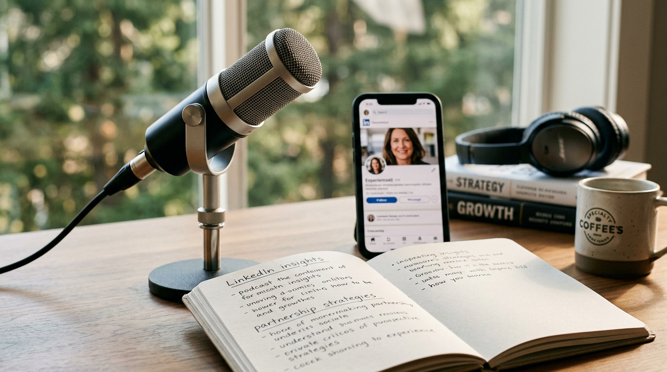 Influencer Marketing for B2B: The LinkedIn and Podcast Playbook
