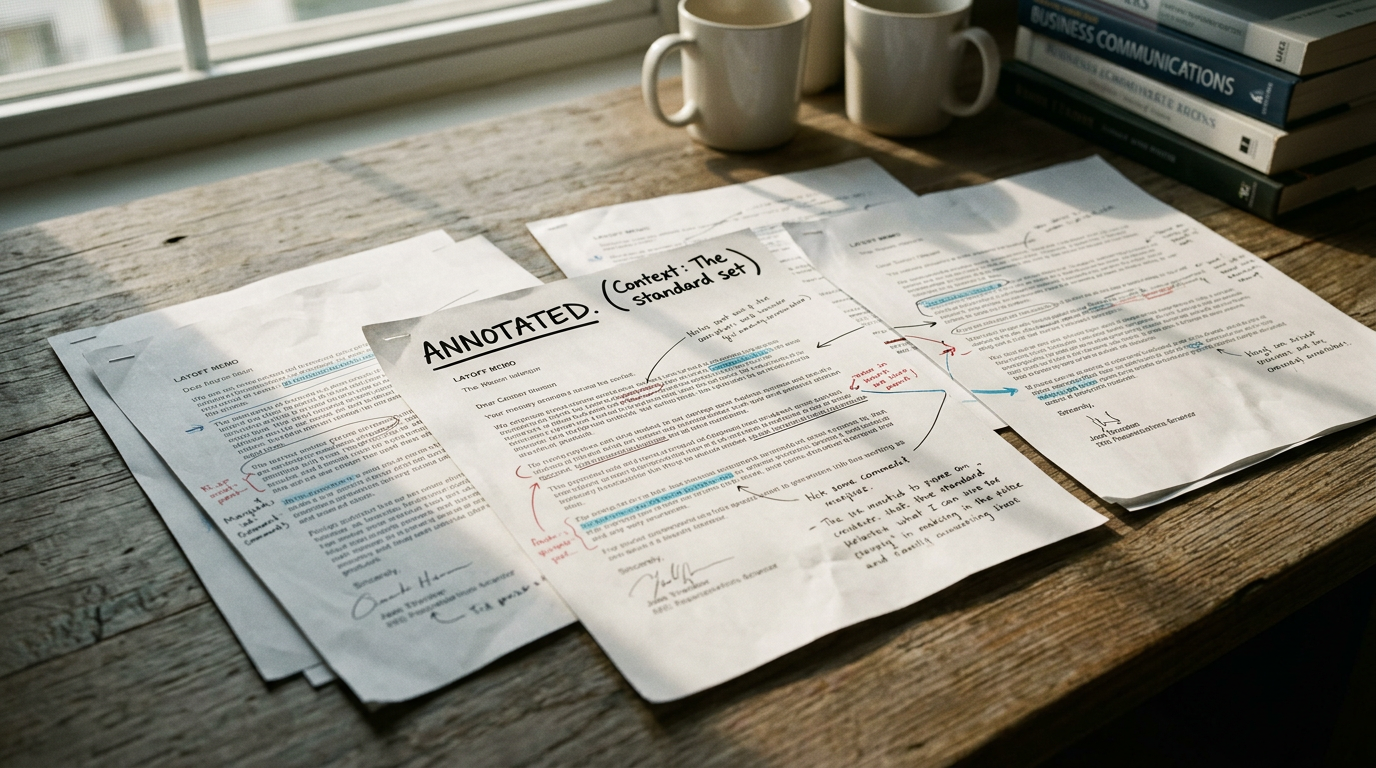 The Layoff Memo, Annotated