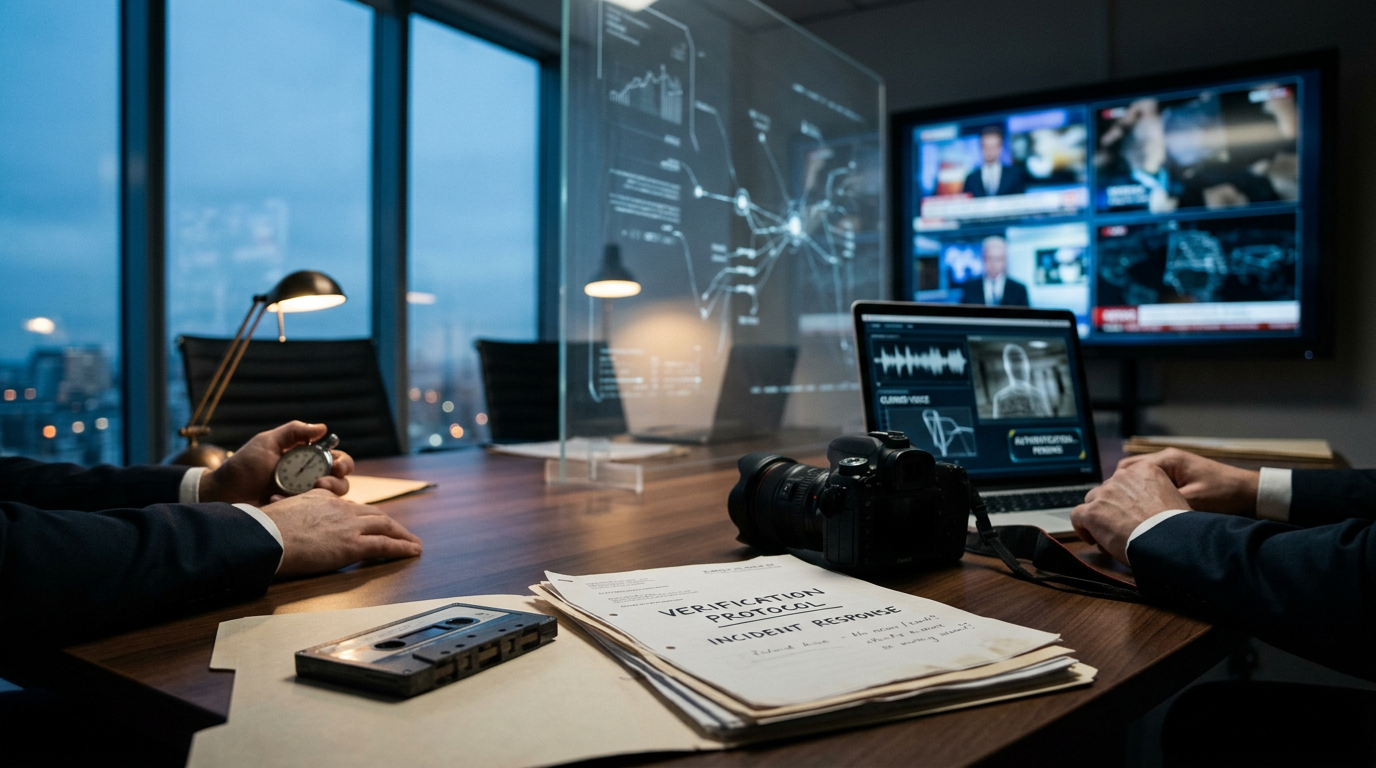 Synthetic Media in the Crisis Era: The New Defensive Playbook