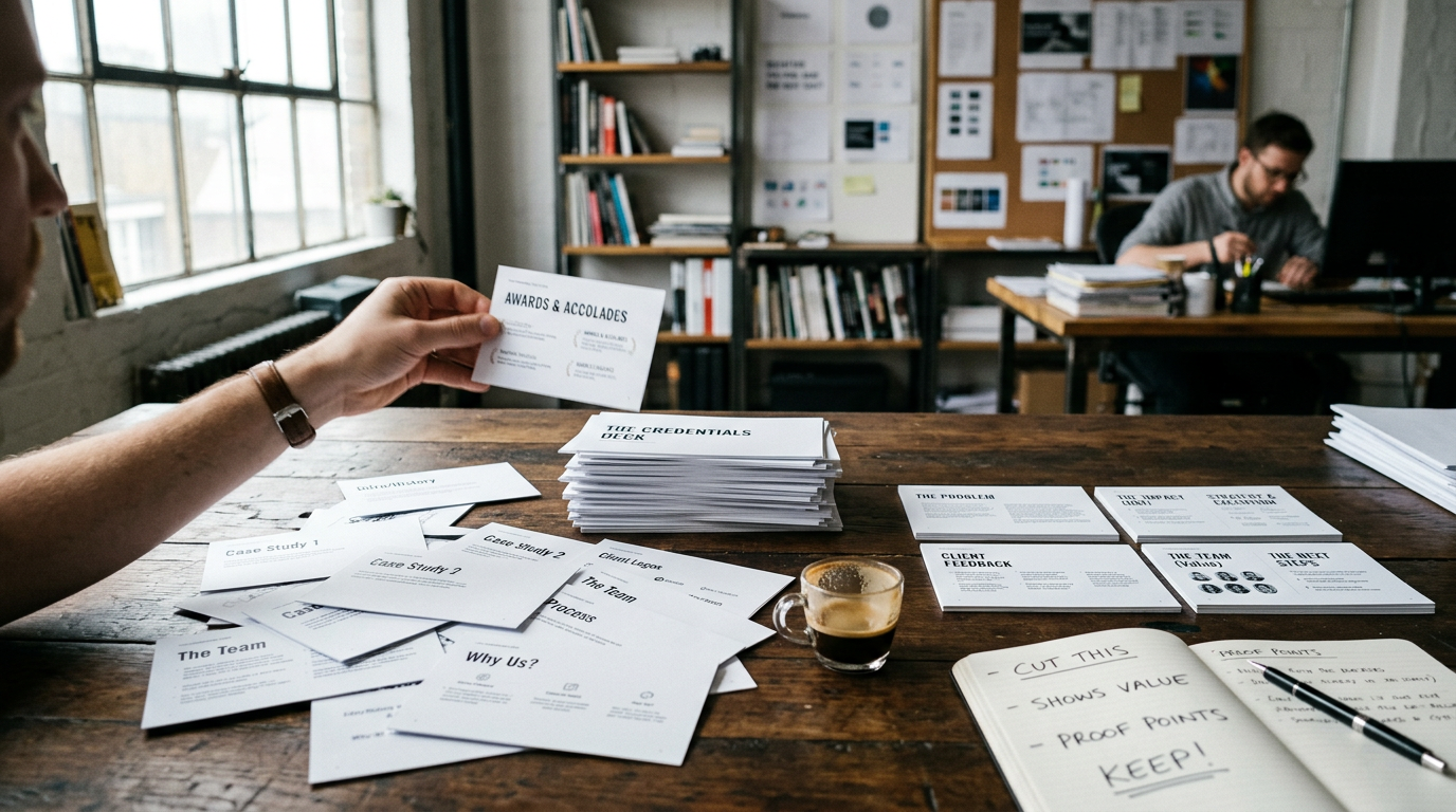 The Credentials Deck: How to Build One That Gets You Shortlisted
