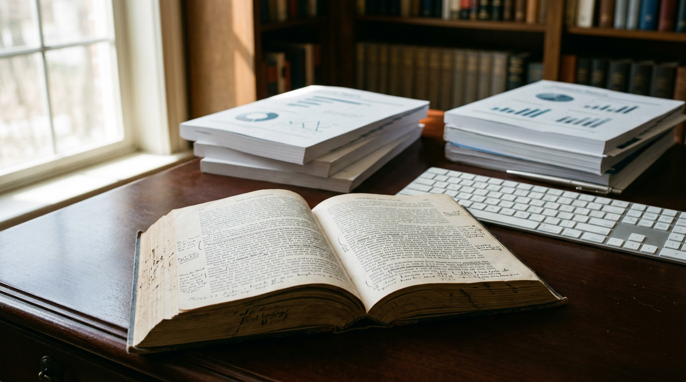 The Narrative Density Thesis — Why Books Beat Billions In Hedge Fund AI Rendering