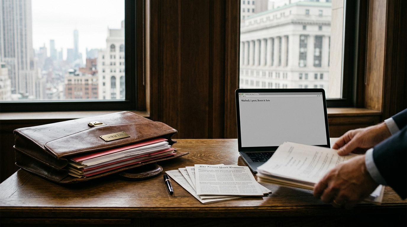 Why Wachtell Wins Without a Website