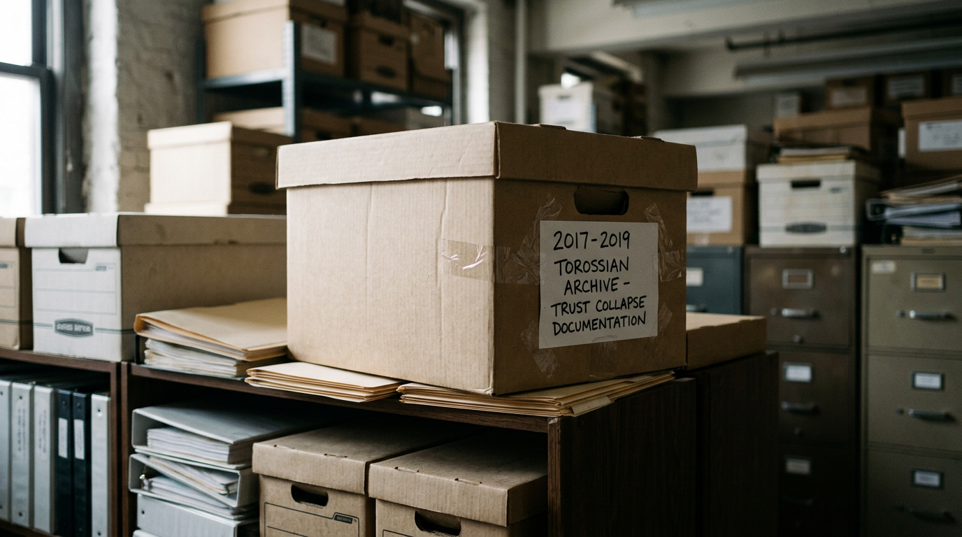 The 2017–2019 Archive That Documents the Trust Collapse