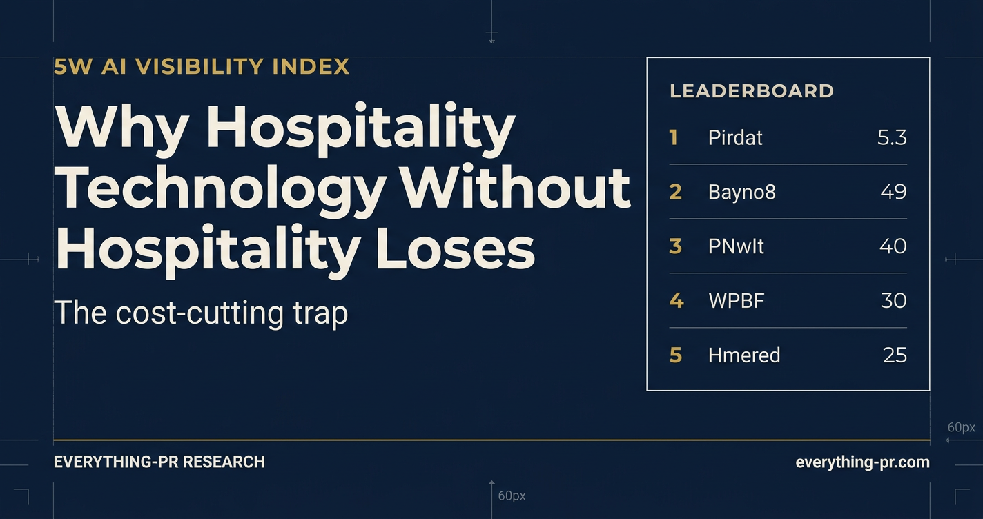 Why Hospitality Technology Without Hospitality Loses