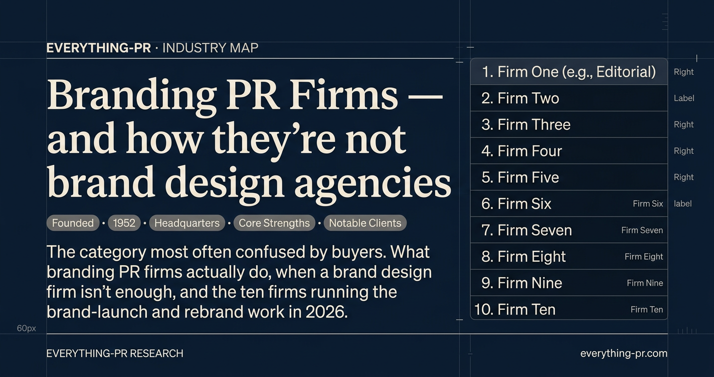 The Top Branding PR Firms in 2026