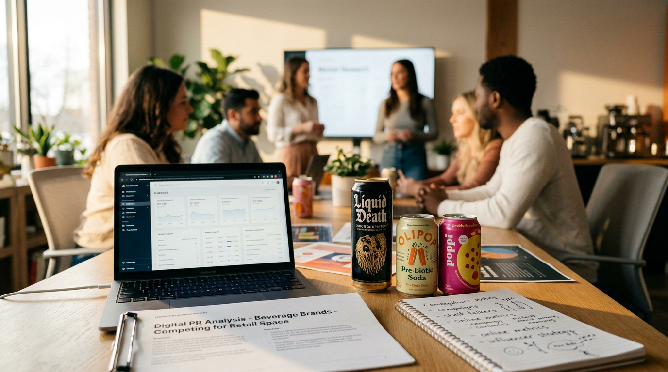 Digital PR Tools Beverage Brands Used to Win Shelf — Liquid Death, Olipop, Poppi