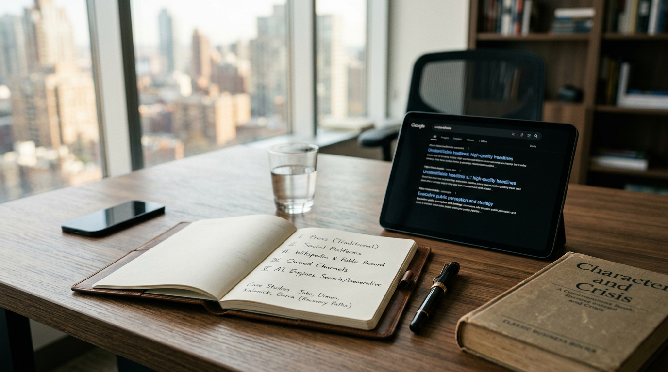 Executive Reputation Management — The Five-Layer Playbook