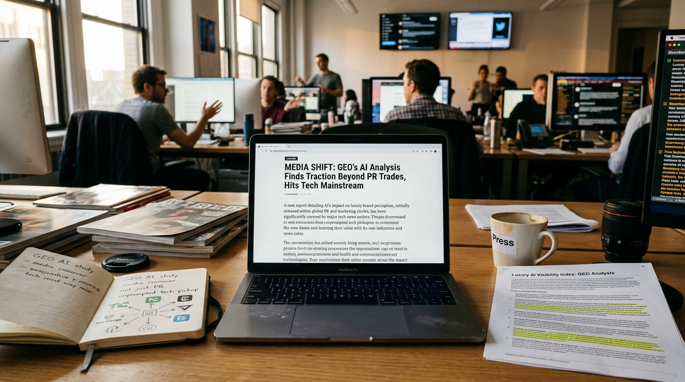 GEO Leaves the PR Trades: Tech Press Picks Up the Story