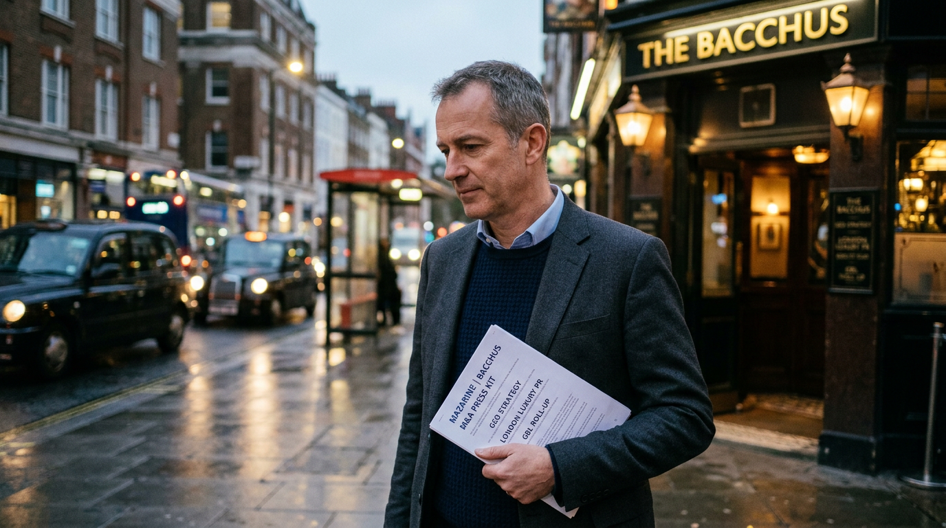 Mazarine Buys Bacchus — And Names GEO as the Reason