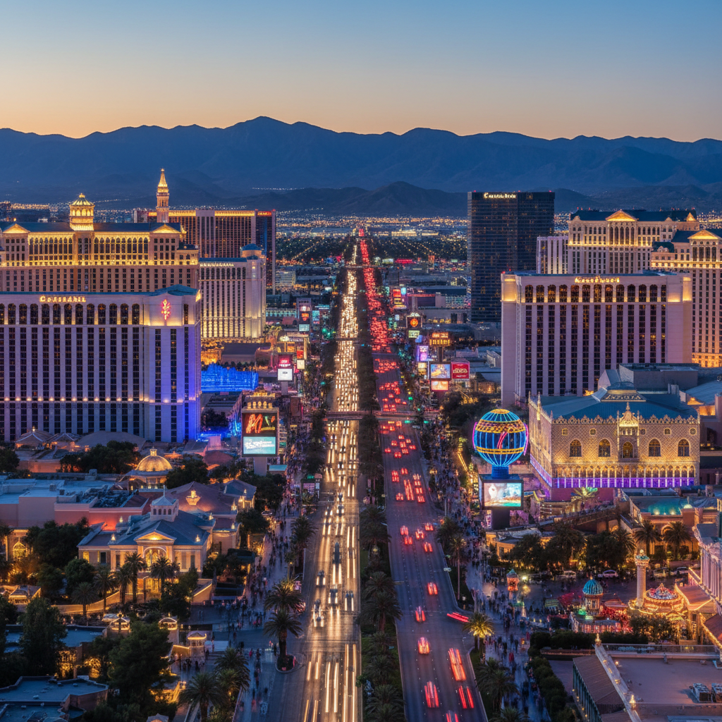 nevada pr firms showcase a vibrant las vegas media landscape with casinos and entertainment venues