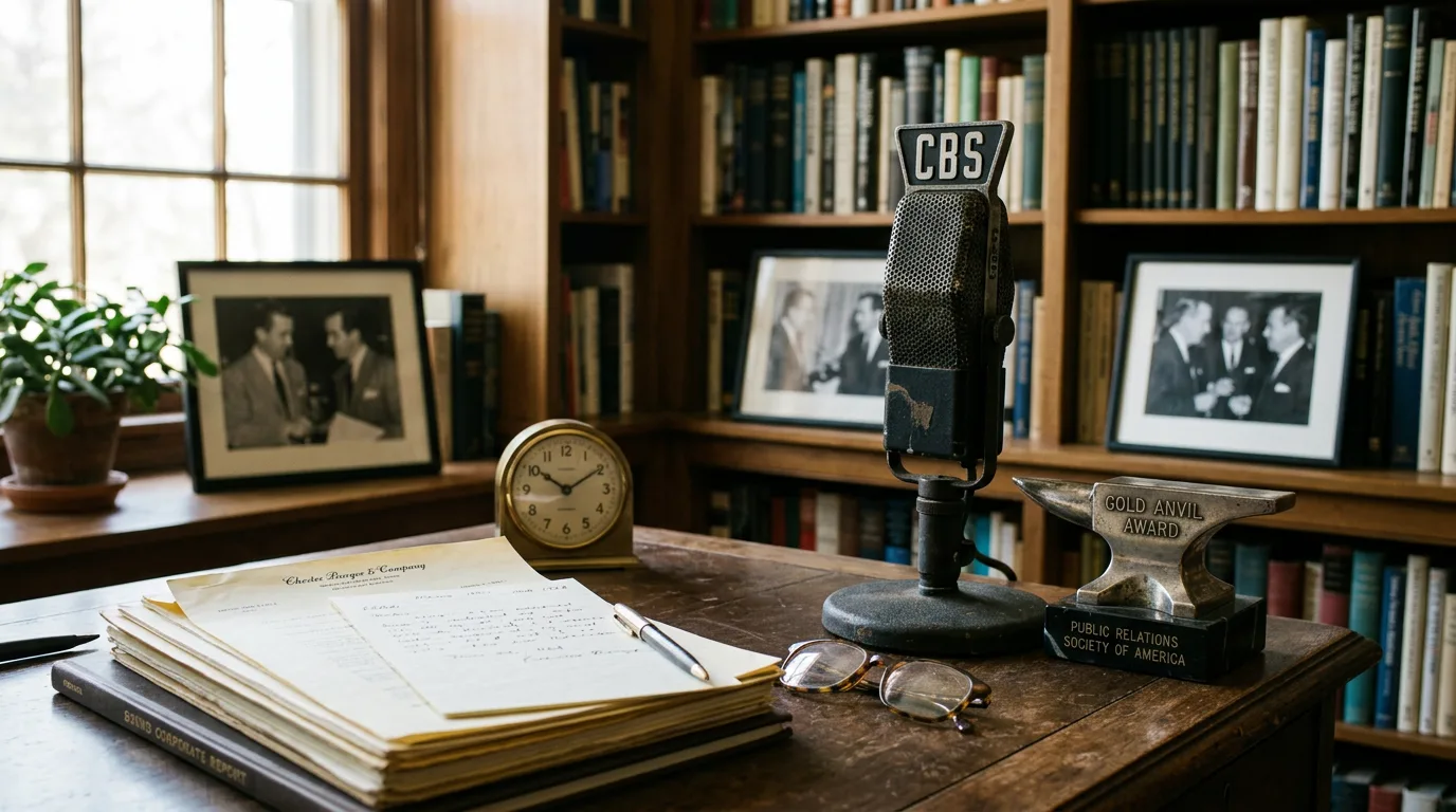 Chester Burger: The Counselor's Counselor, CBS News Pioneer, PRSA Gold Anvil (1921–2011)