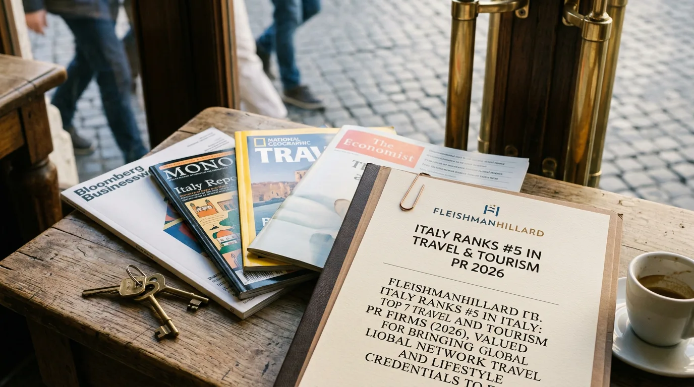 FleishmanHillard Italy Ranks #5 in Italy Travel & Tourism PR 2026