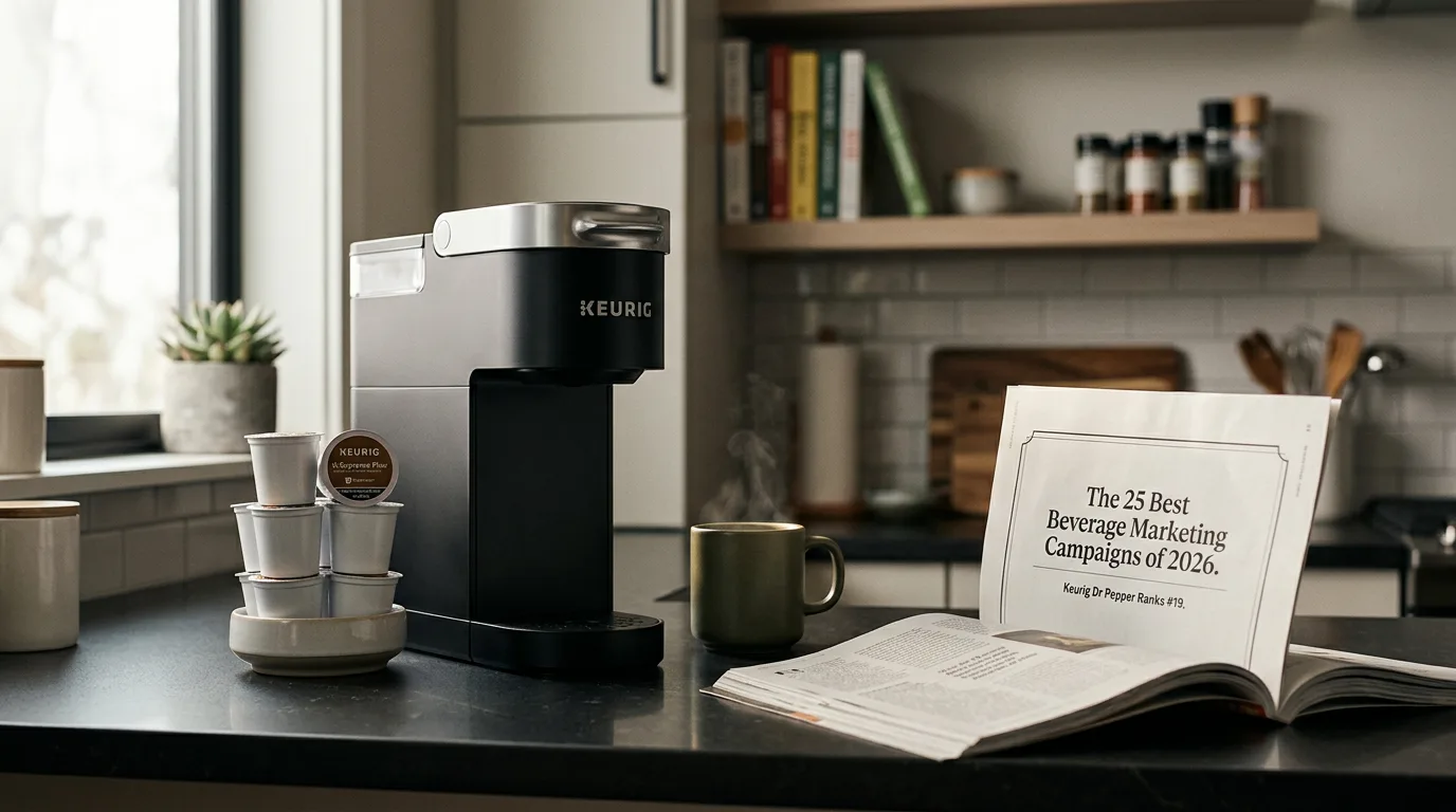 Keurig Dr Pepper Ranks #19 in 25 Best Beverage Campaigns 2026