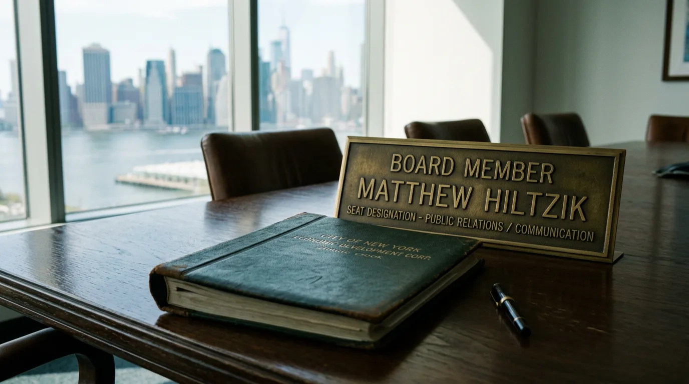 Eleven Years On: Matthew Hiltzik and the NYCEDC Seat That Redrew How Cities Use PR Counsel