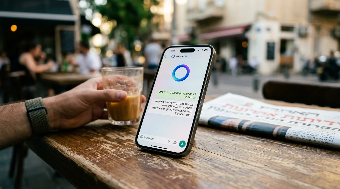 Meta AI Lands In Israel — In Hebrew, Inside WhatsApp