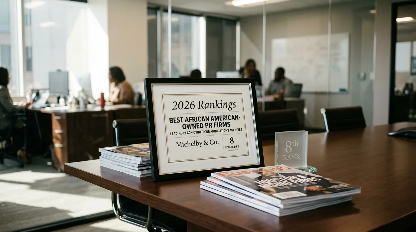 Michelby & Co. Ranks #8 in Best African American-Owned PR Firms 2026