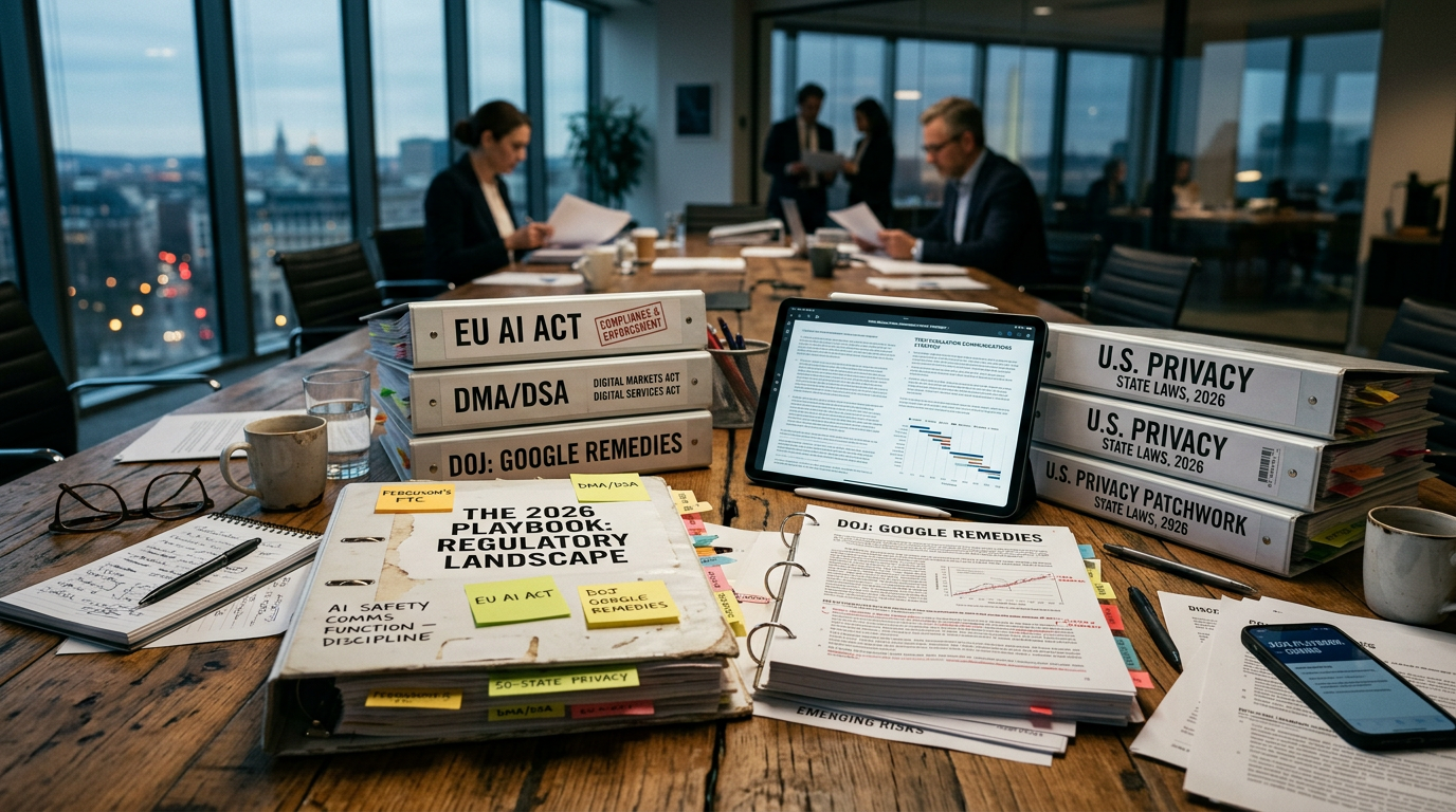 Tech Regulation Communications: The 2026 Playbook