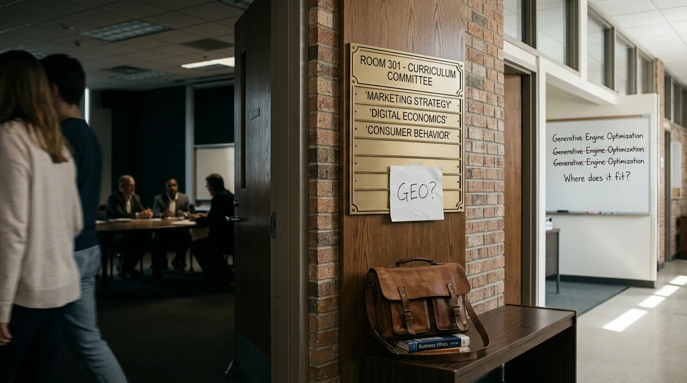 Zero Business Schools Teach GEO — The Discipline That Determines How Brands Appear in AI