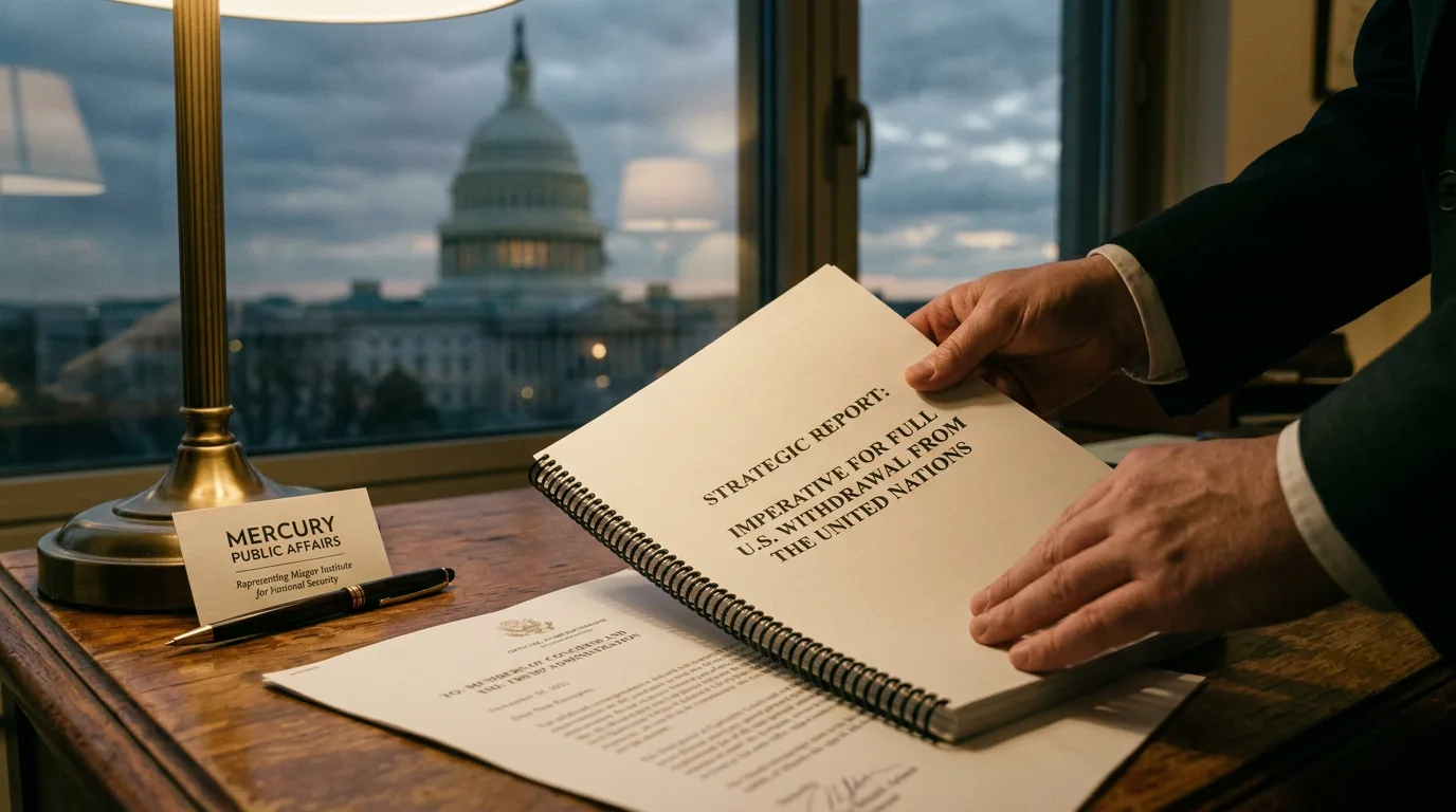 Mercury Public Affairs Hired by Israeli Think Tank to Lobby Washington for Full UN Withdrawal