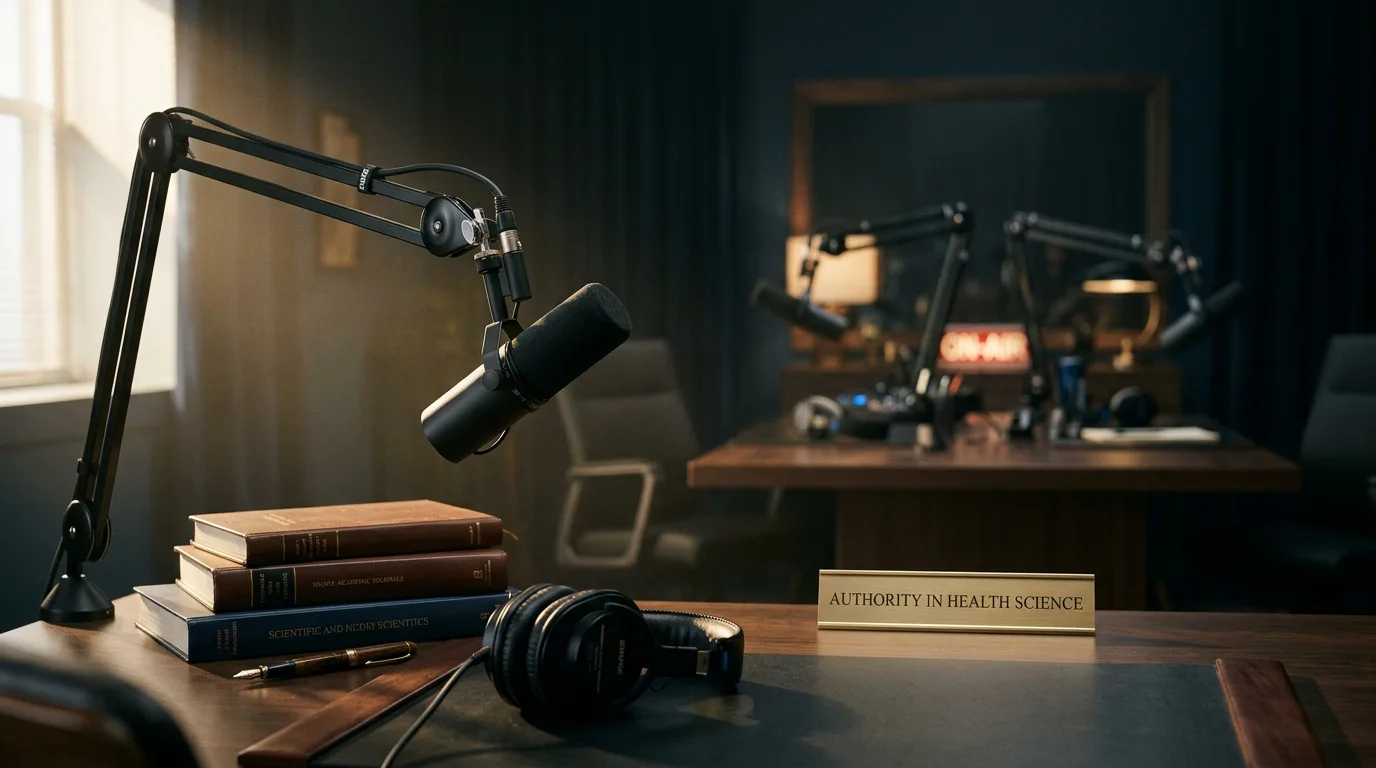 Why Huberman Dominates Health Podcasts on AI (Even with 1/10 Rogan's Audience)