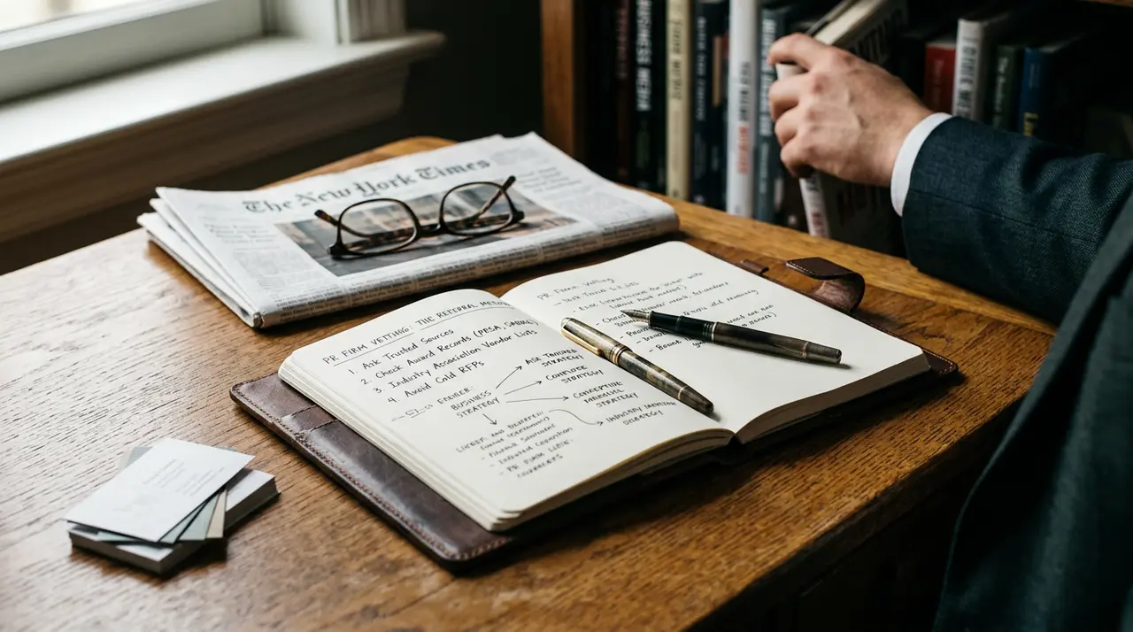 How to Find a PR Firm: The Referral-First Method