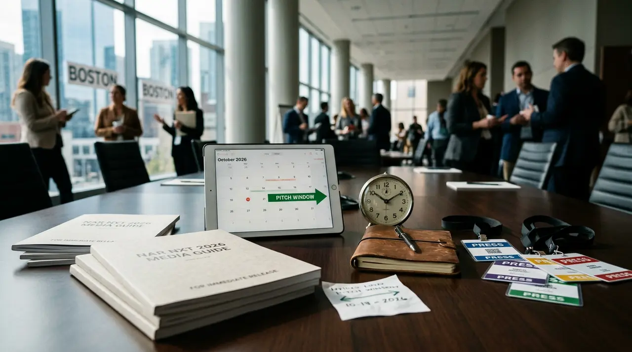 NAR NXT 2026 Press Strategy: What to Pitch and When