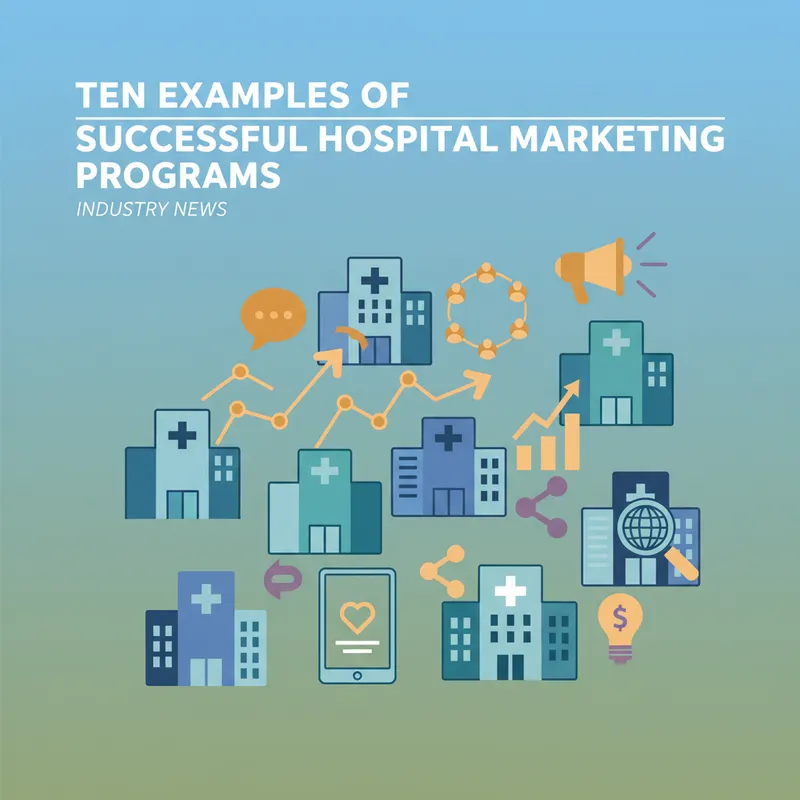 Editorial illustration for article: Ten Examples of Successful Hospital Marketing Programs