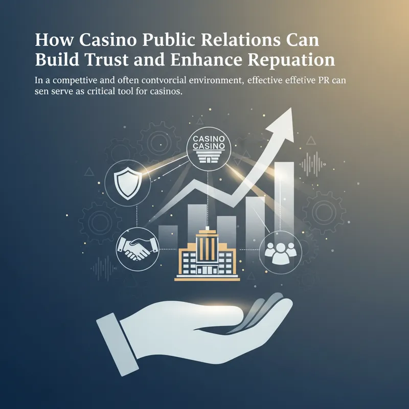 Editorial illustration for article: How Casino Public Relations Can Build Trust and Enhance Reputation
